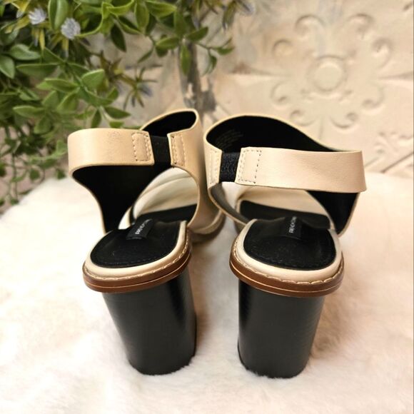 French Connection Women's Lori Block Heel Dress Sandals Size: 6 Elegant Cream - Picture 9 of 12